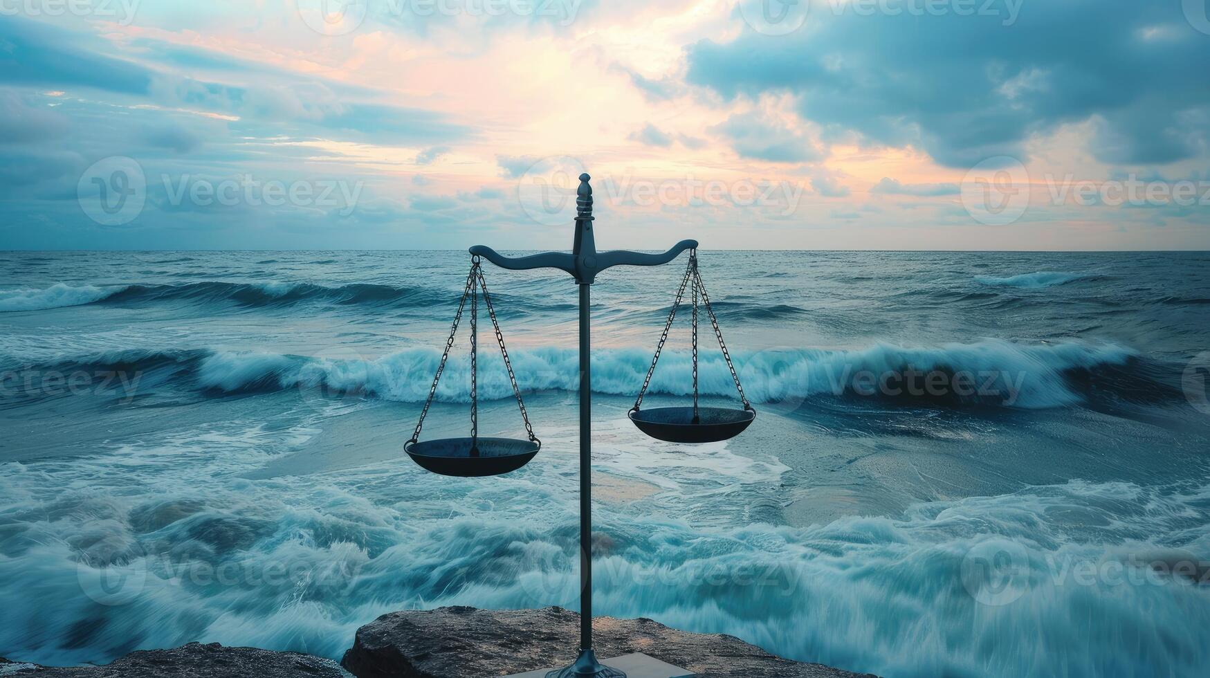 Harmony in the Chaos Scales on the Rocky Shore photo