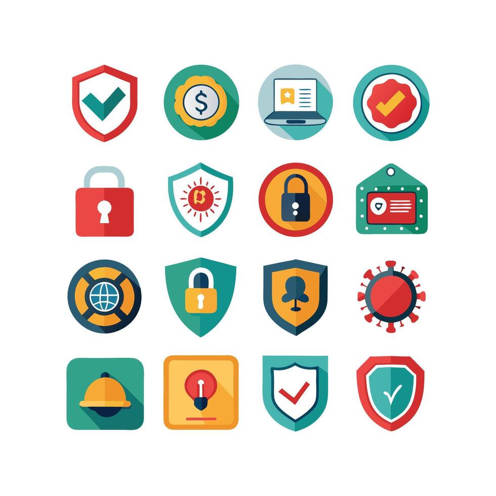 Security Icon Set Collection Illustration vector