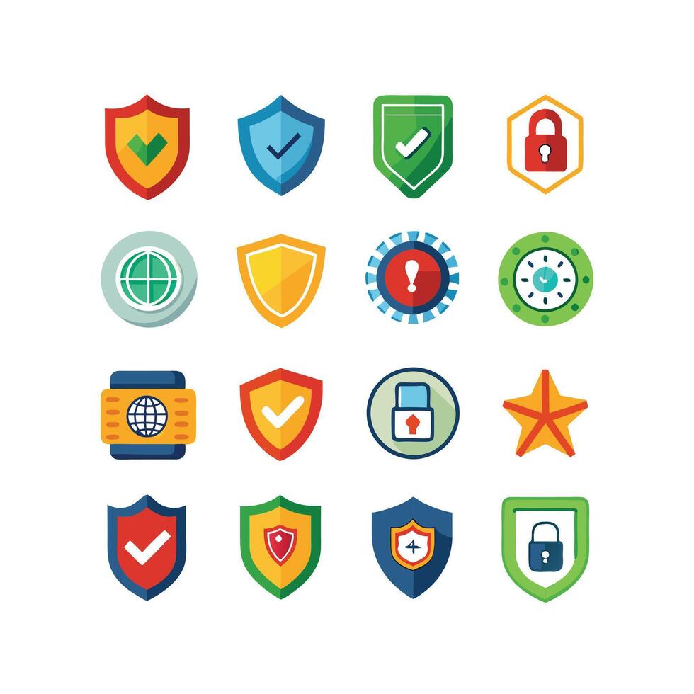 Security Icon Set Collection Illustration vector
