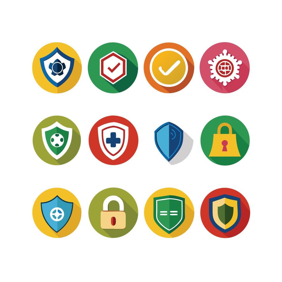 Security Icon Set Collection Illustration vector