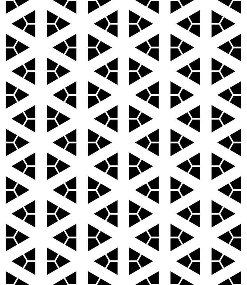 Black and white seamless abstract pattern. Background and backdrop. Grayscale ornamental design. vector