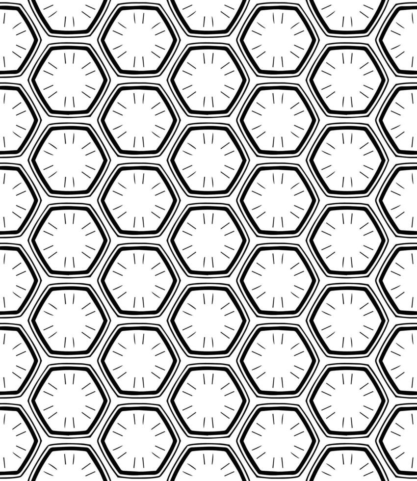 Black and white seamless abstract pattern. Background and backdrop. Grayscale ornamental design. vector