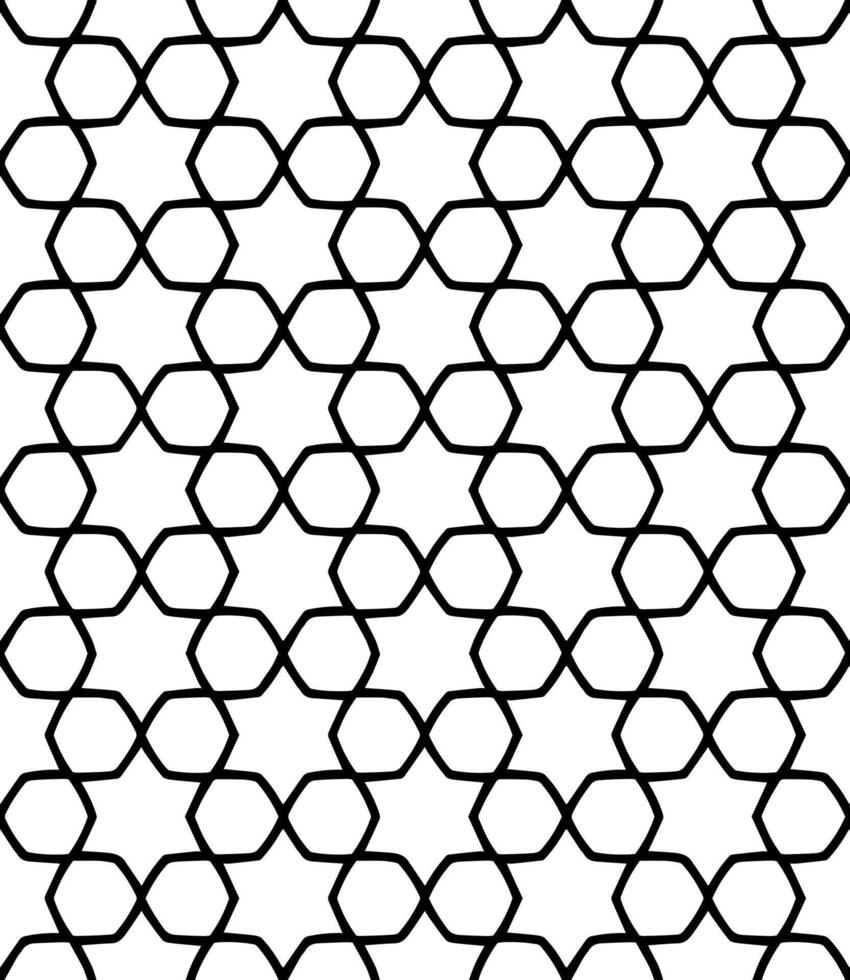 Black and white seamless abstract pattern. Background and backdrop. Grayscale ornamental design. vector