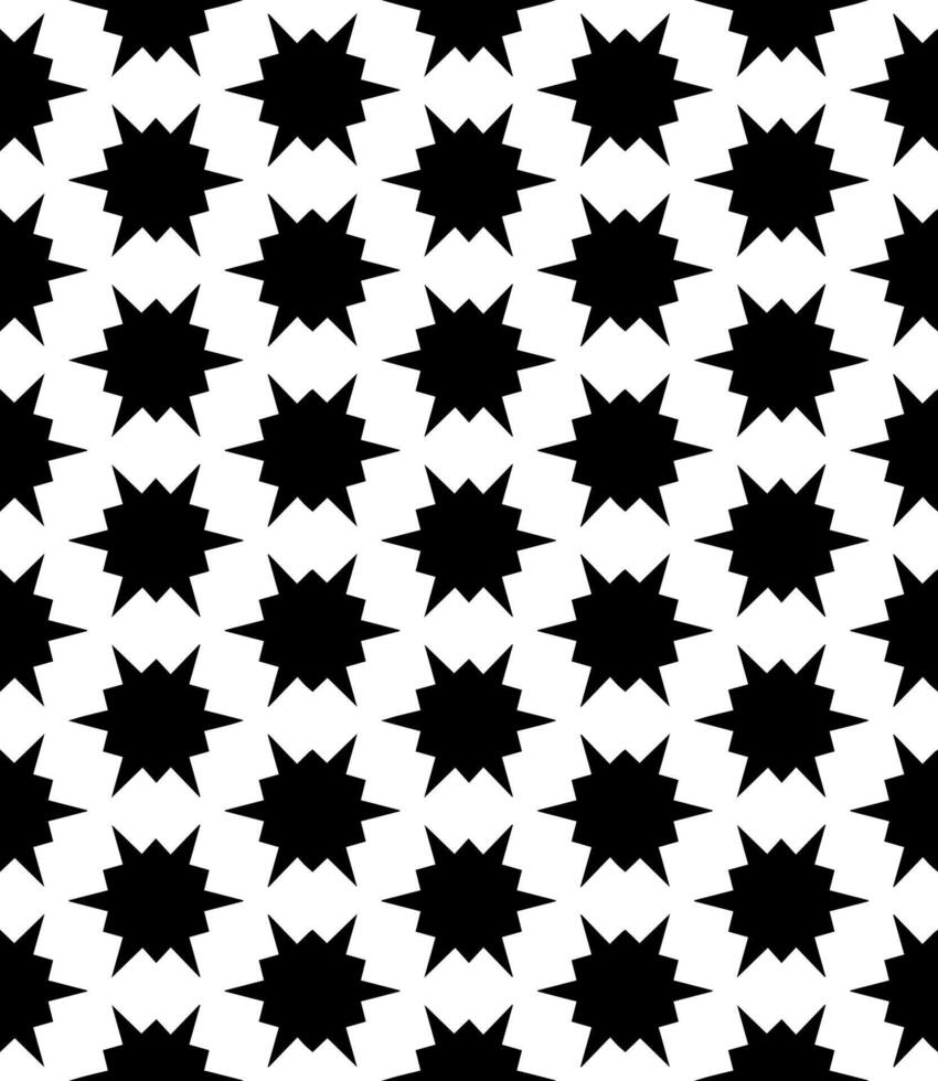 Black and white seamless abstract pattern. Background and backdrop. Grayscale ornamental design. vector