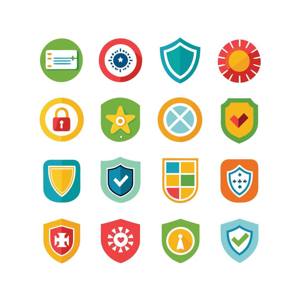 Security Icon Set Collection Illustration vector