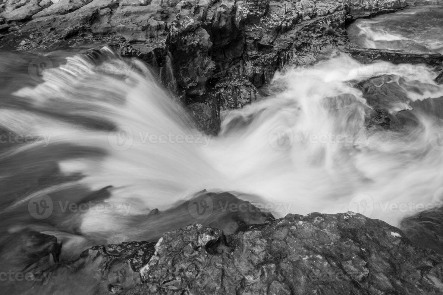 Nature forest waterfall photo