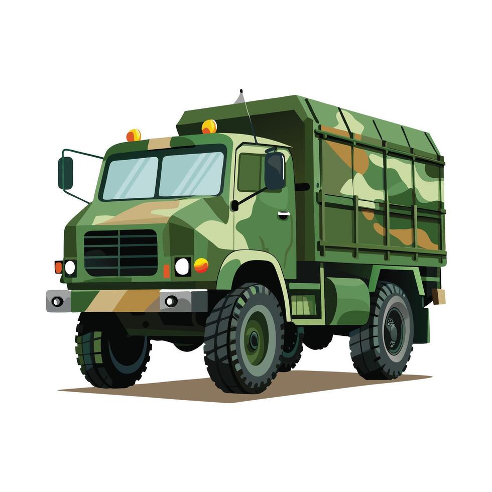 Realistic Truck Illustration vector