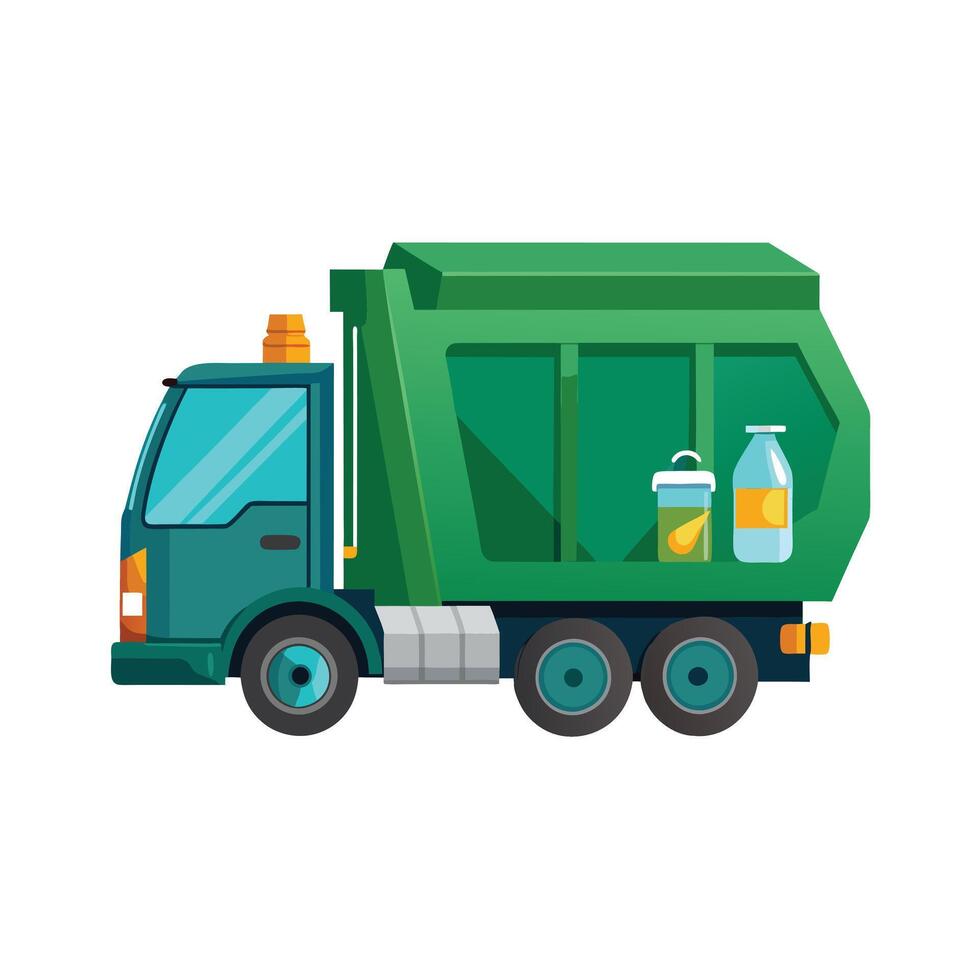 Realistic Truck Illustration vector