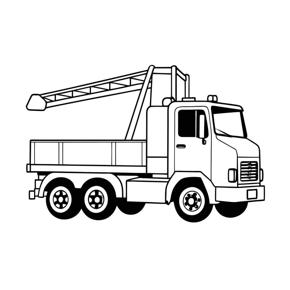 Realistic Truck Illustration vector