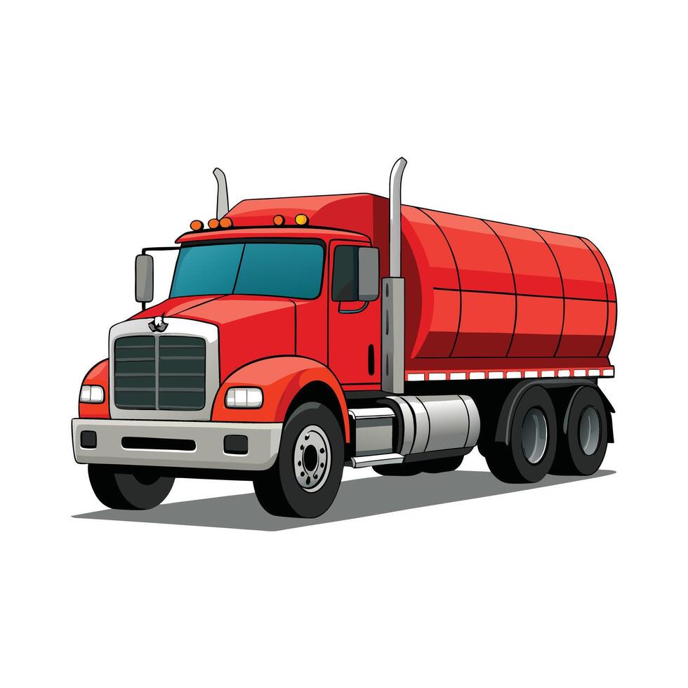 Realistic Truck Illustration vector