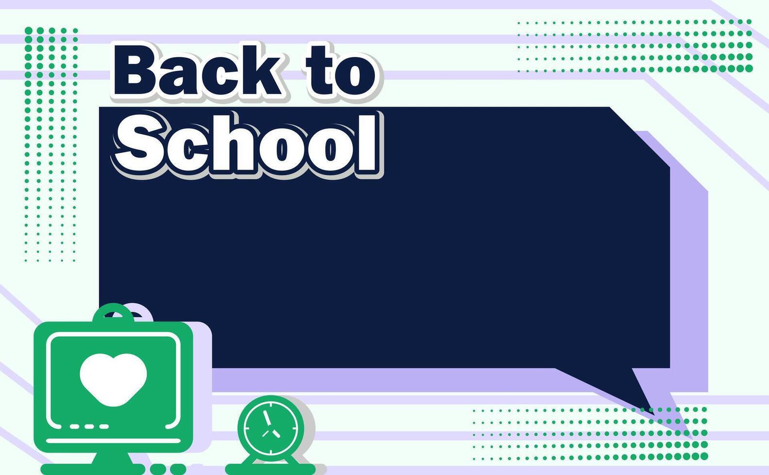 Back to school concept, meaning, definition, meaning of back to school. Perfect for educational and technological concepts. vector