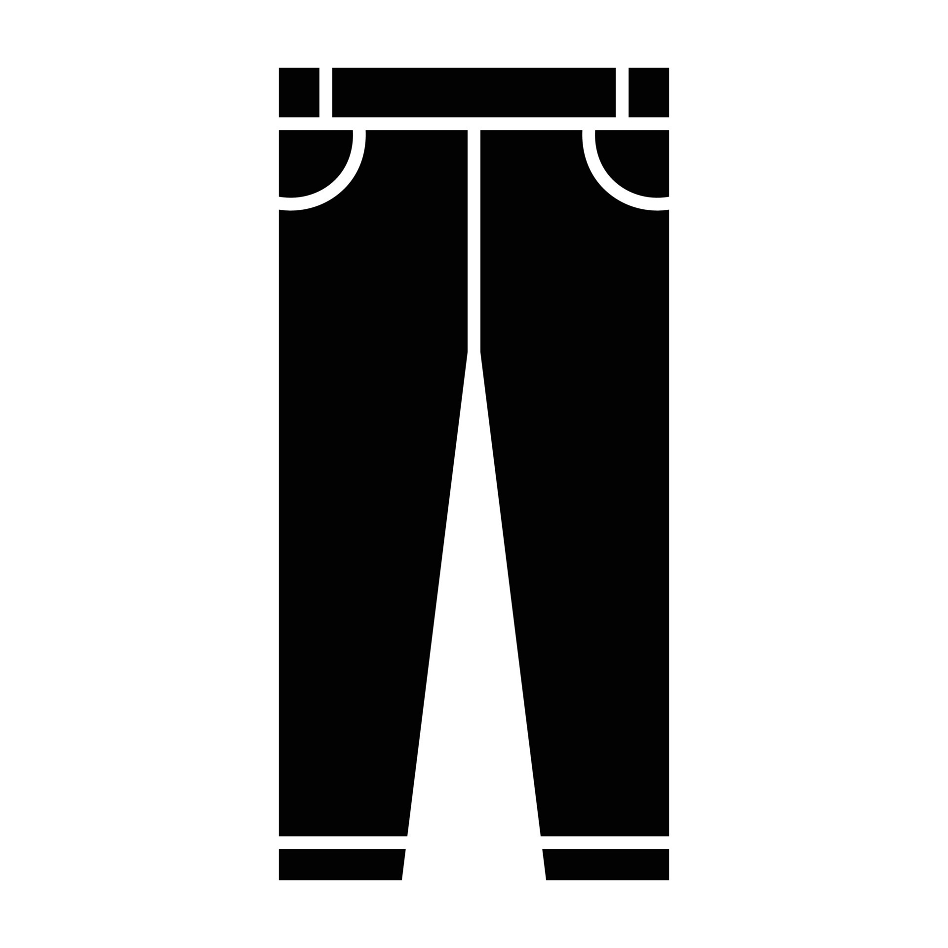 Jeans Black icon. 47578993 Vector Art at Vecteezy