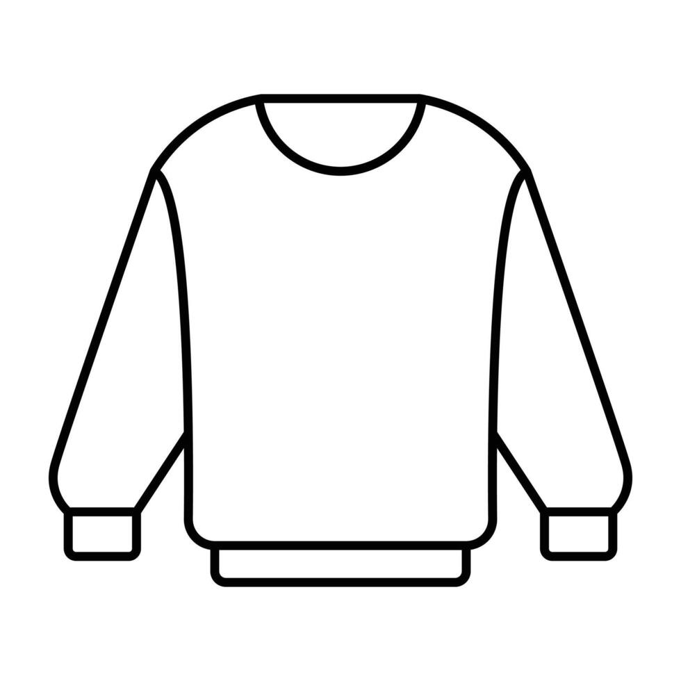 Sweater line icon. vector