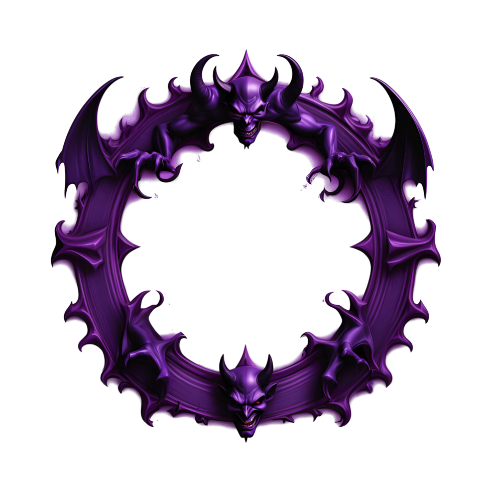 Devil Border Frame Transparent Background png