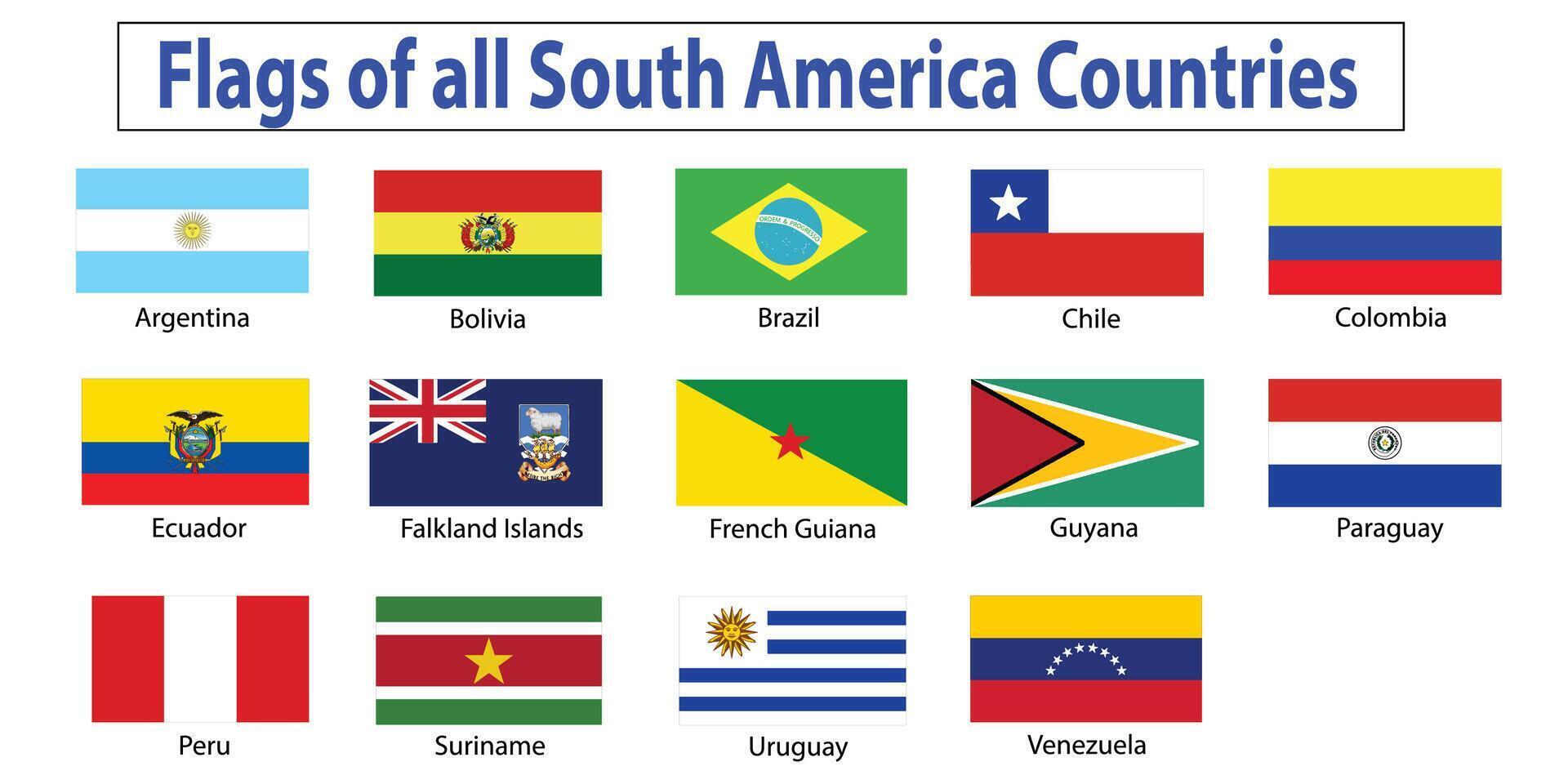 All national flags of the world. Country flags with name. Countries flag banners, International travel symbols and geography or language lesson flags emblem. Flags of all countries. vector