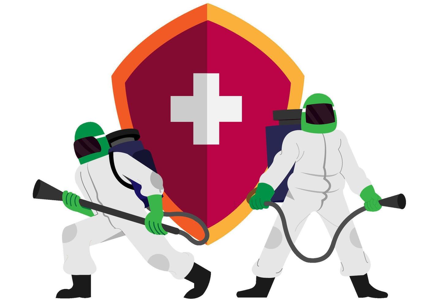 The unit protects against all types of virus attacks. vector