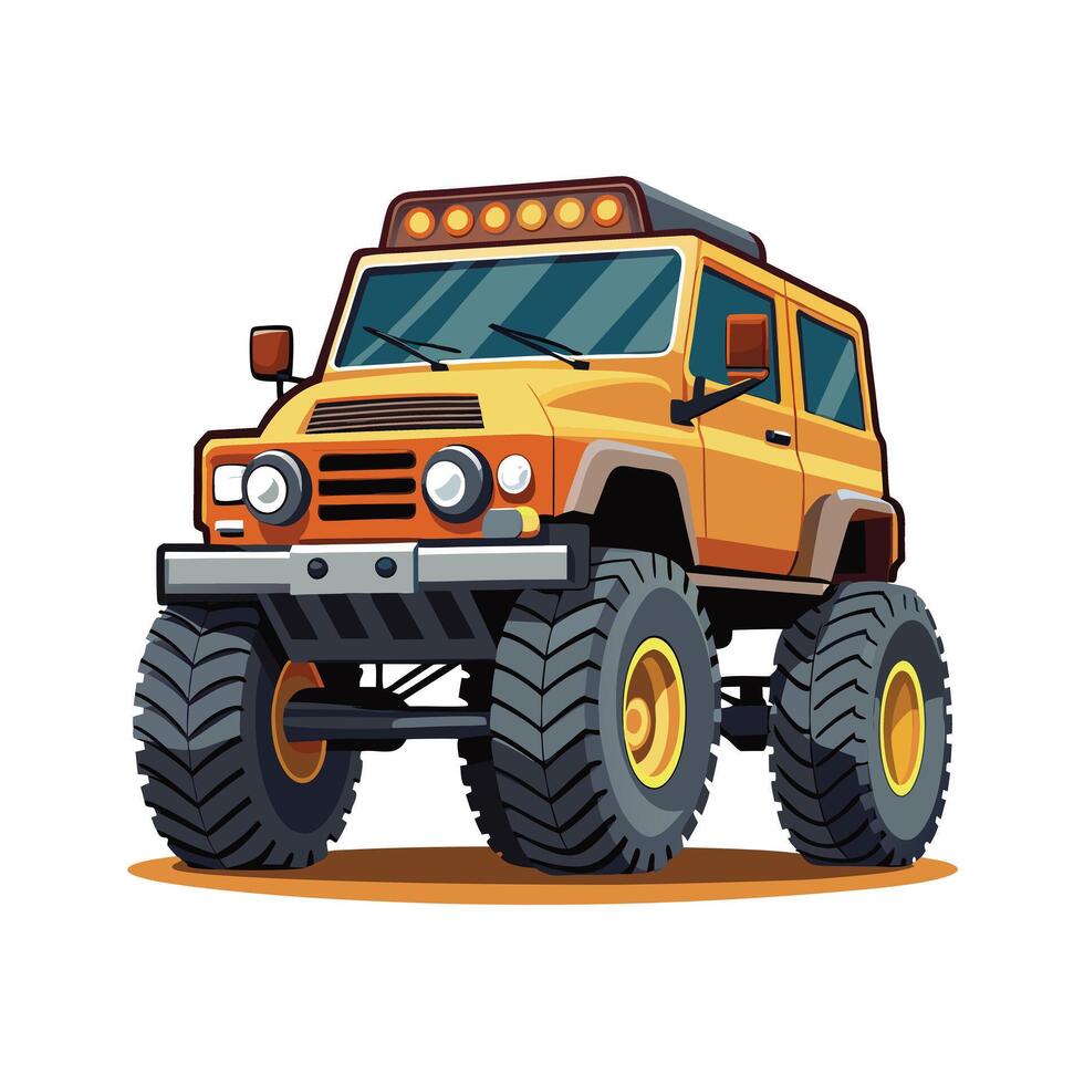 Realistic Truck Illustration vector