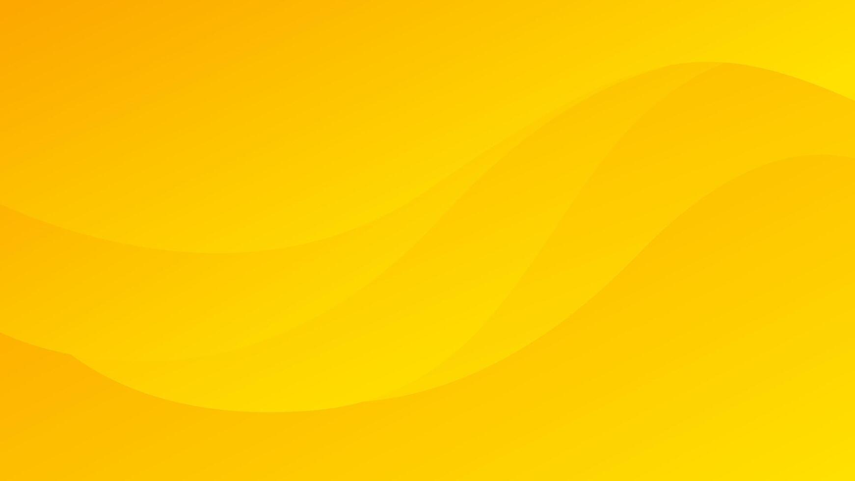 Bright yellow dynamic abstract background. Modern lemon orange color. Fresh template banner for web, pages, sales, events, holidays, parties, and falling. waving shapes with soft shadow vector