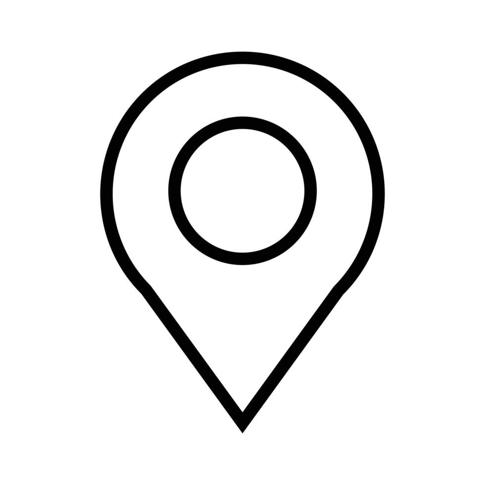 Icon Location pin vector