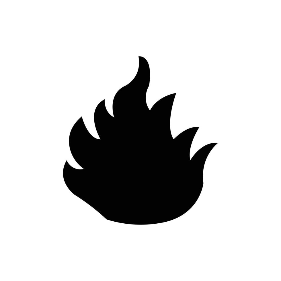 Fire icon can be changed color vector