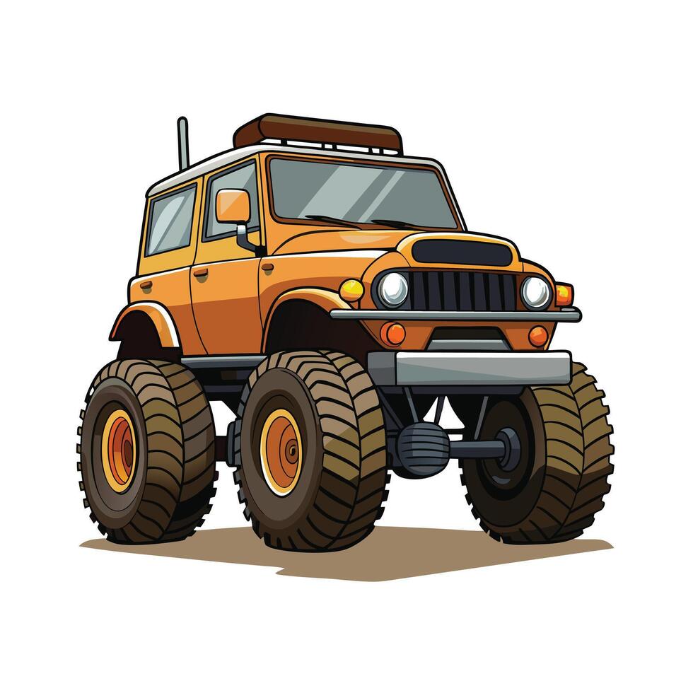 Realistic Truck Illustration vector
