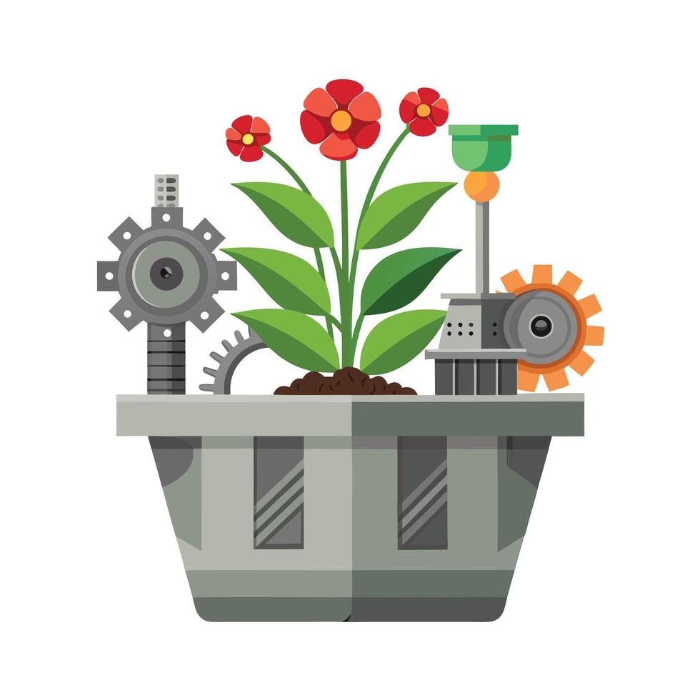 Flowerpot Houseplant Illustration vector