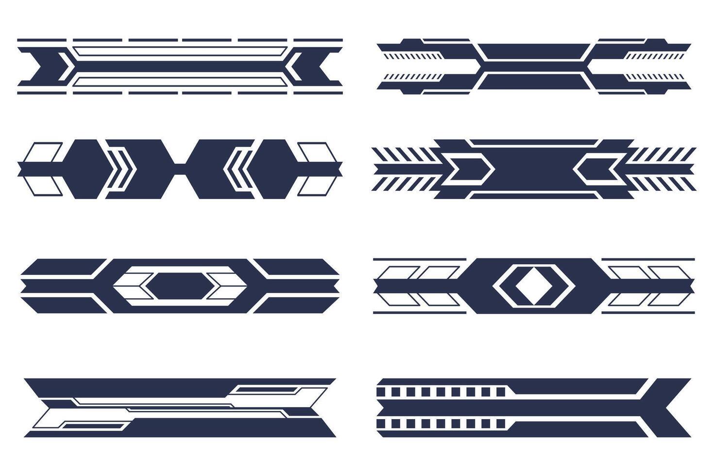 Futuristic sci fi interface element hud technology frame graphic design template vector