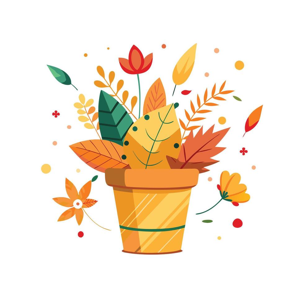 Flowerpot Houseplant Illustration vector