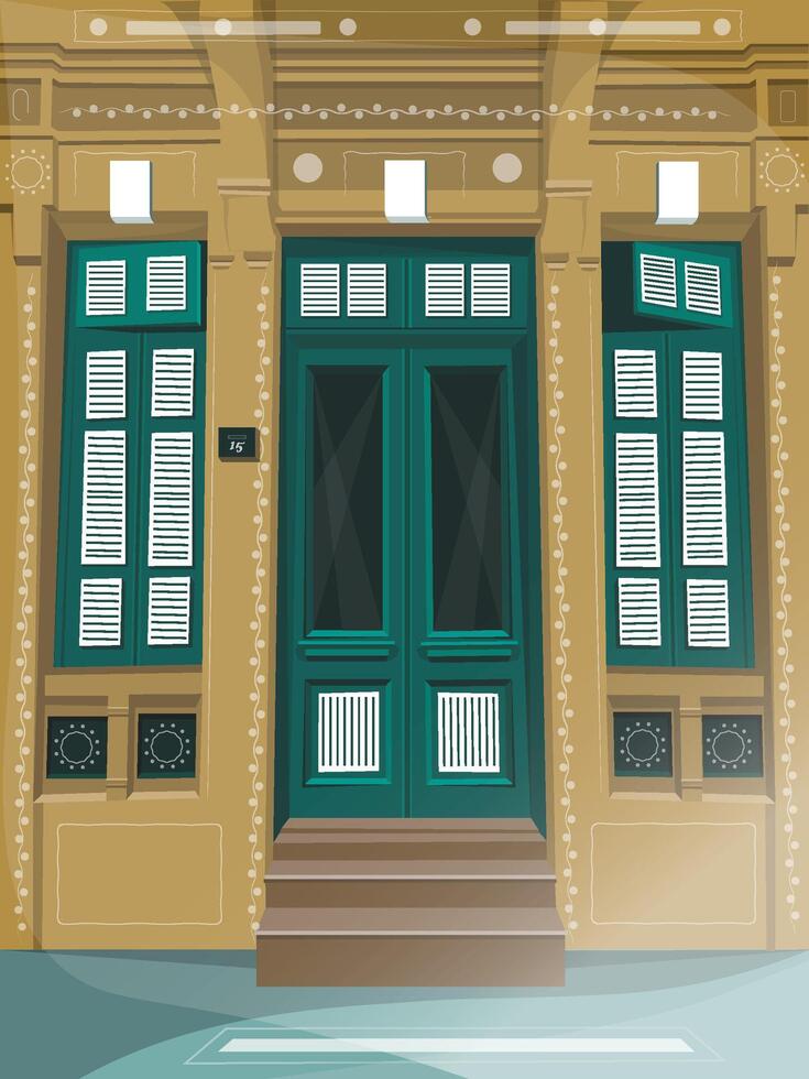 Beautiful indian home scene vector