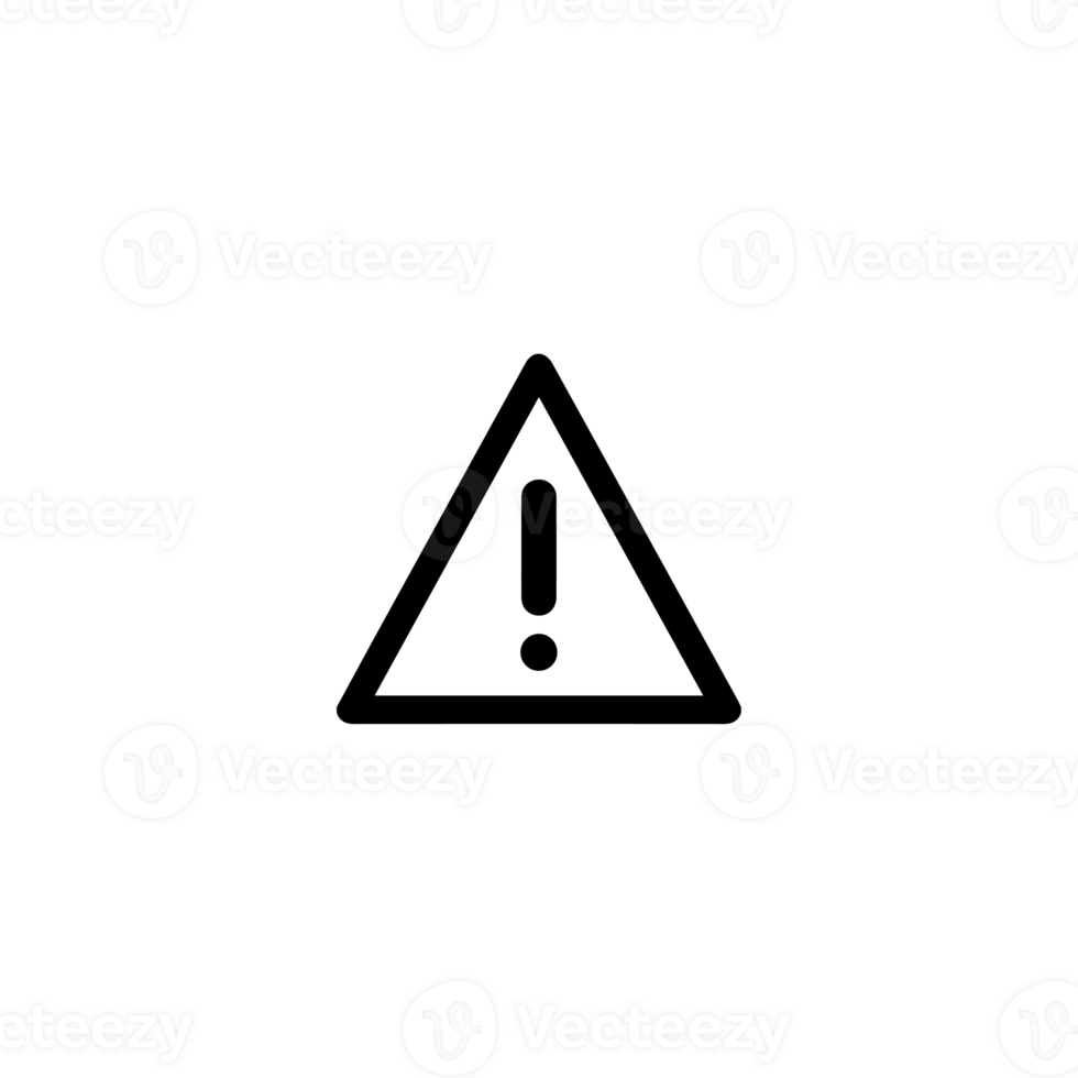 Caution warning signs. Exclamation marks png