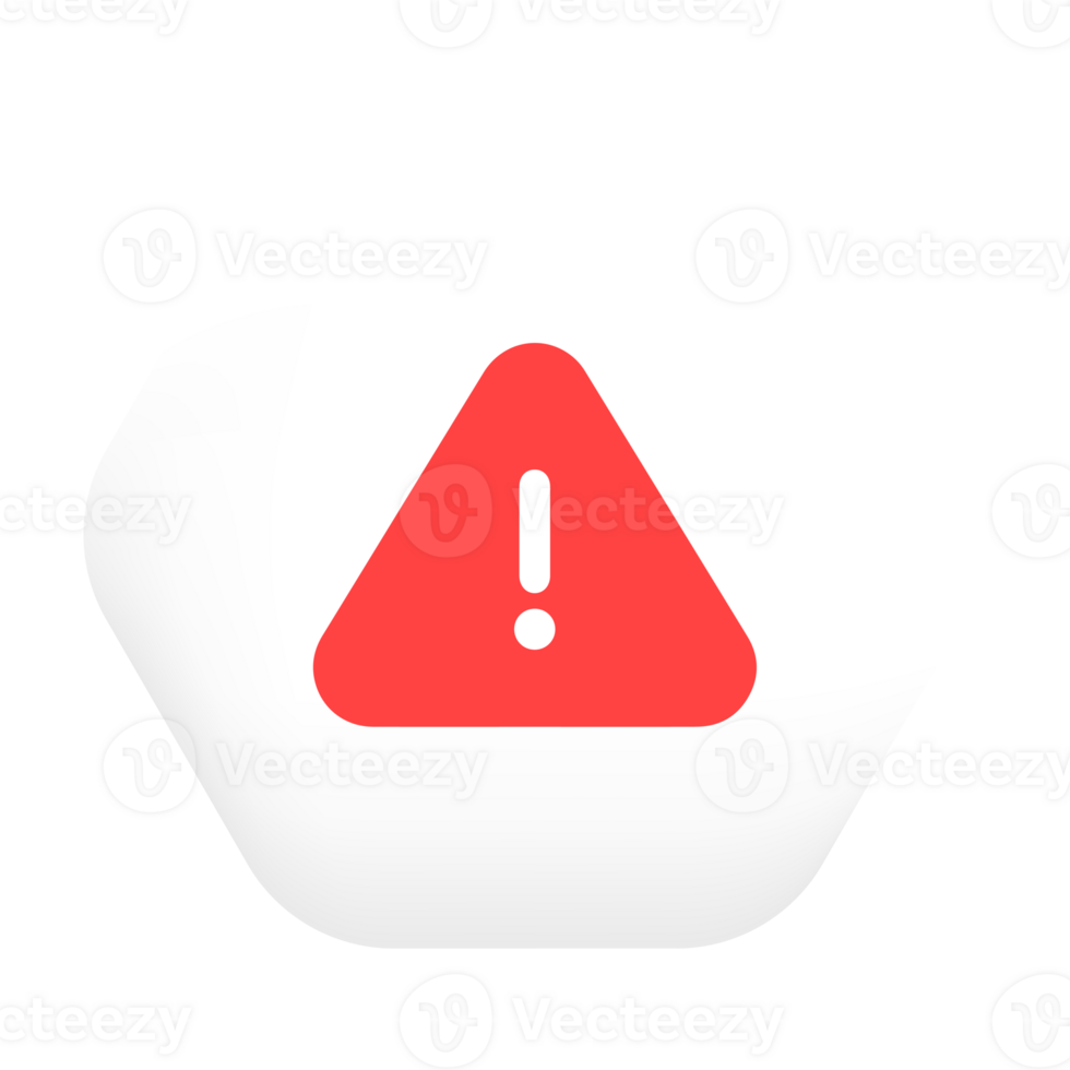 Caution warning signs. Exclamation marks png