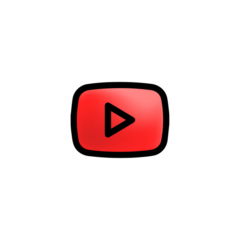 Youtube popular social media logo png