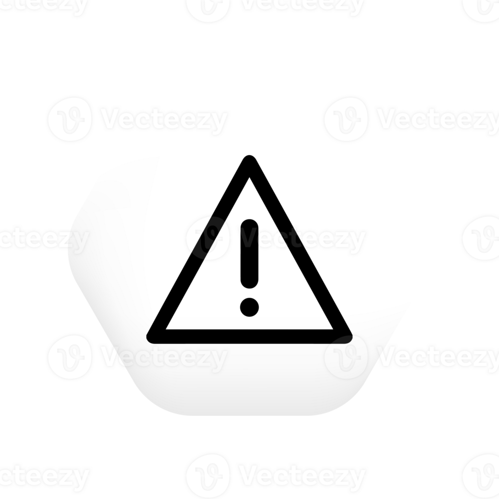 Caution warning signs. Exclamation marks png