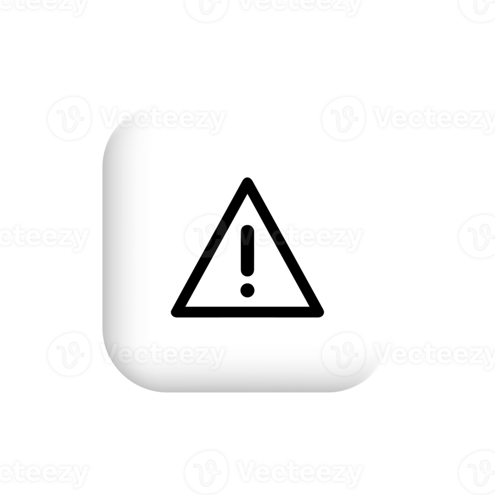 Caution warning signs. Exclamation marks png