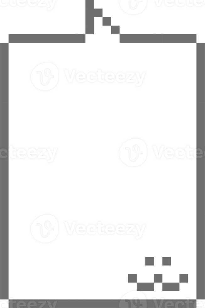 8bit retro game pixel speech bubble balloon cat dog animal pet concept icon sticker memo keyword planner text box banner png
