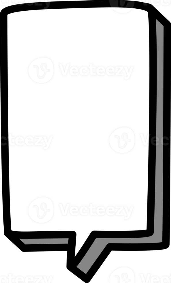 3d black and white color speech bubble balloon icon sticker memo keyword planner text box banner png