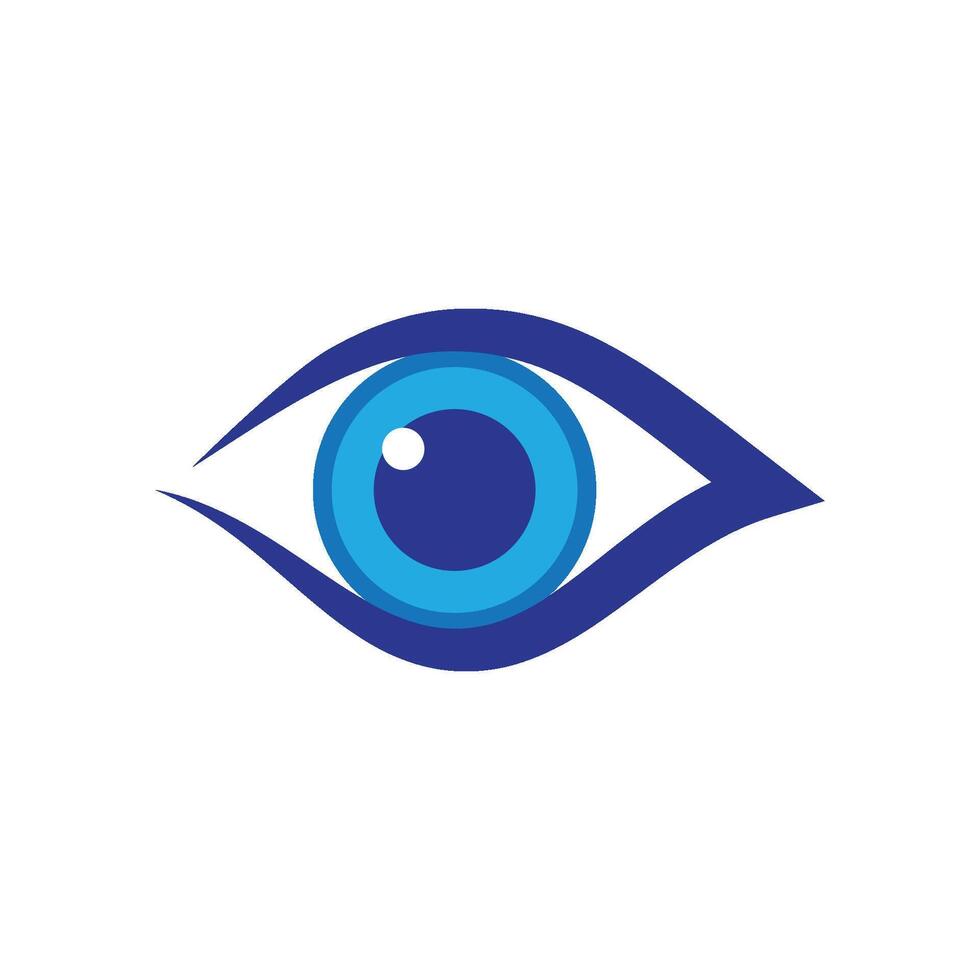 health and eye care logo vector