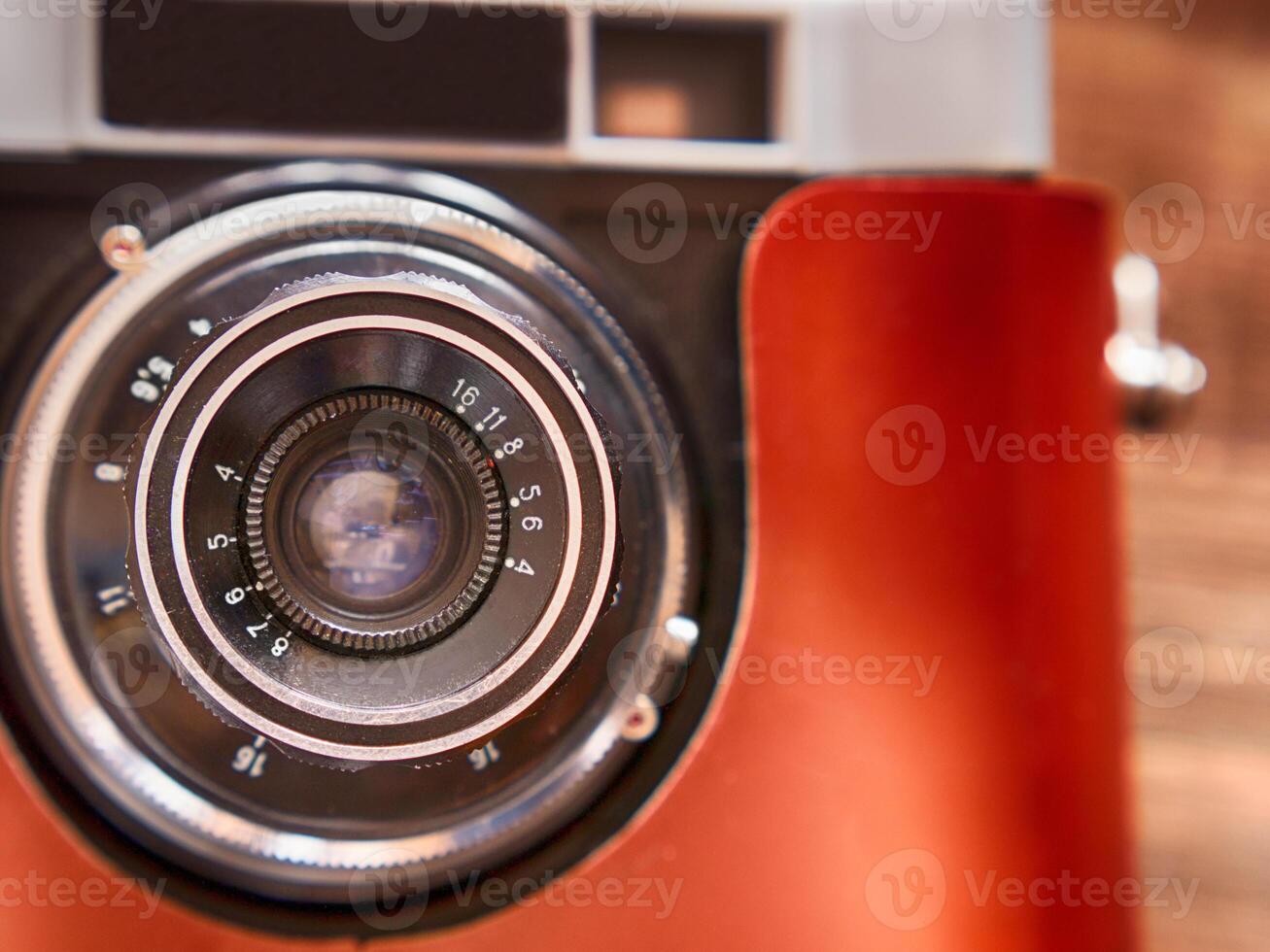 close up photo of old vintage camera