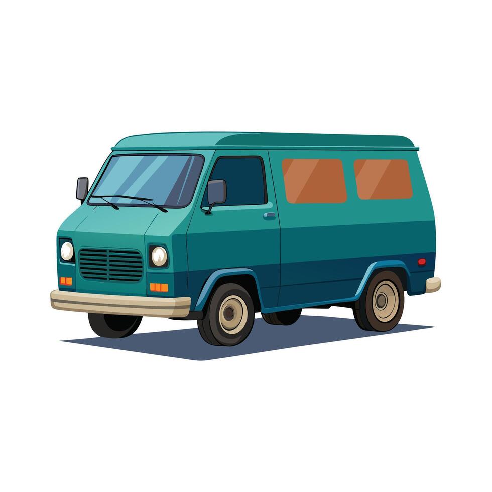 Realistic Truck Illustration vector