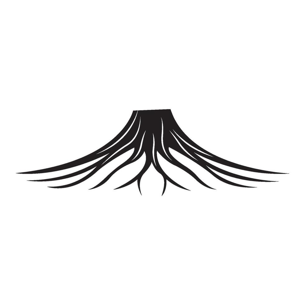 root of the tree icon symbol vector