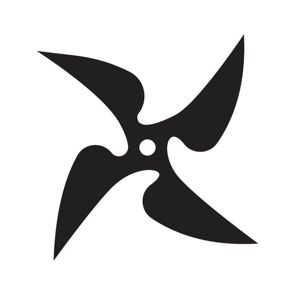 shuriken icon symbol vector