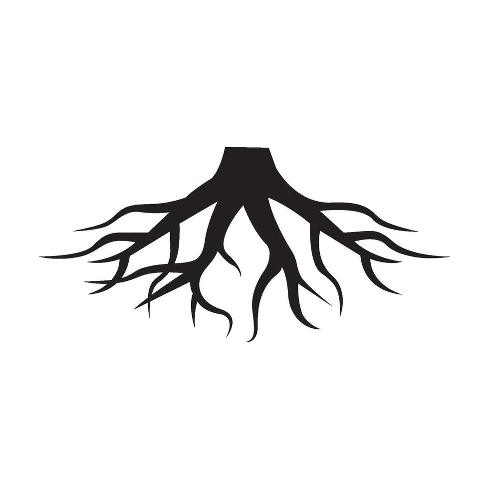 root of the tree icon symbol vector