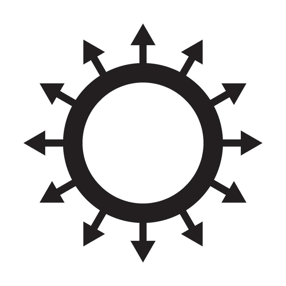 shuriken icon symbol vector