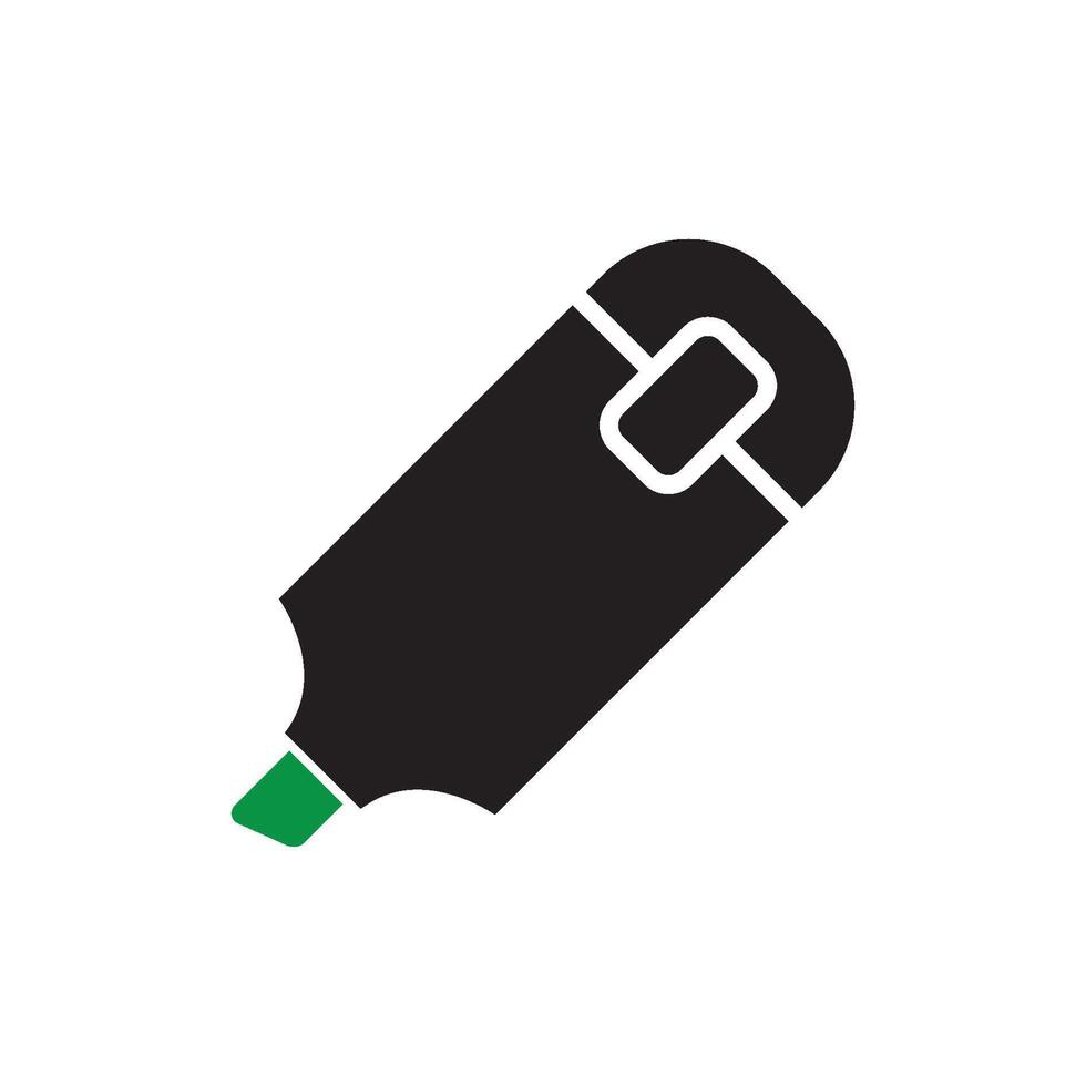 highlighter icon symbol vector