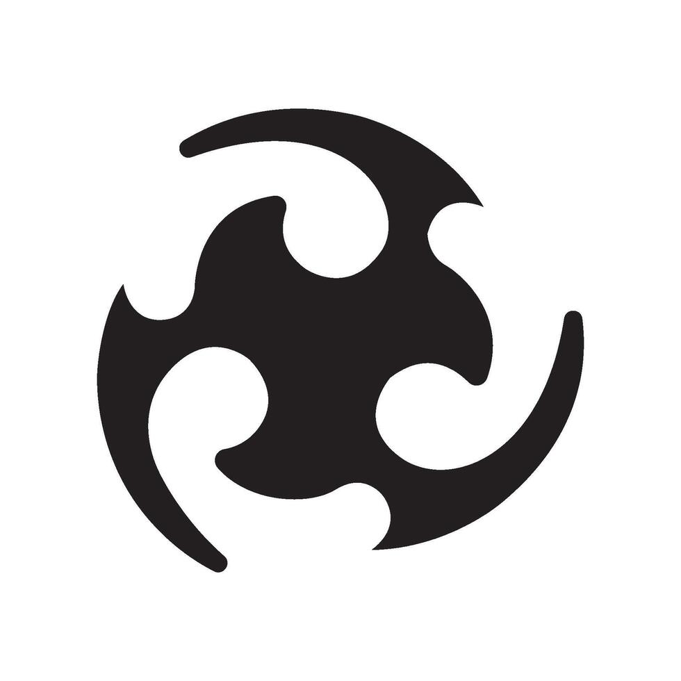 shuriken icon symbol vector