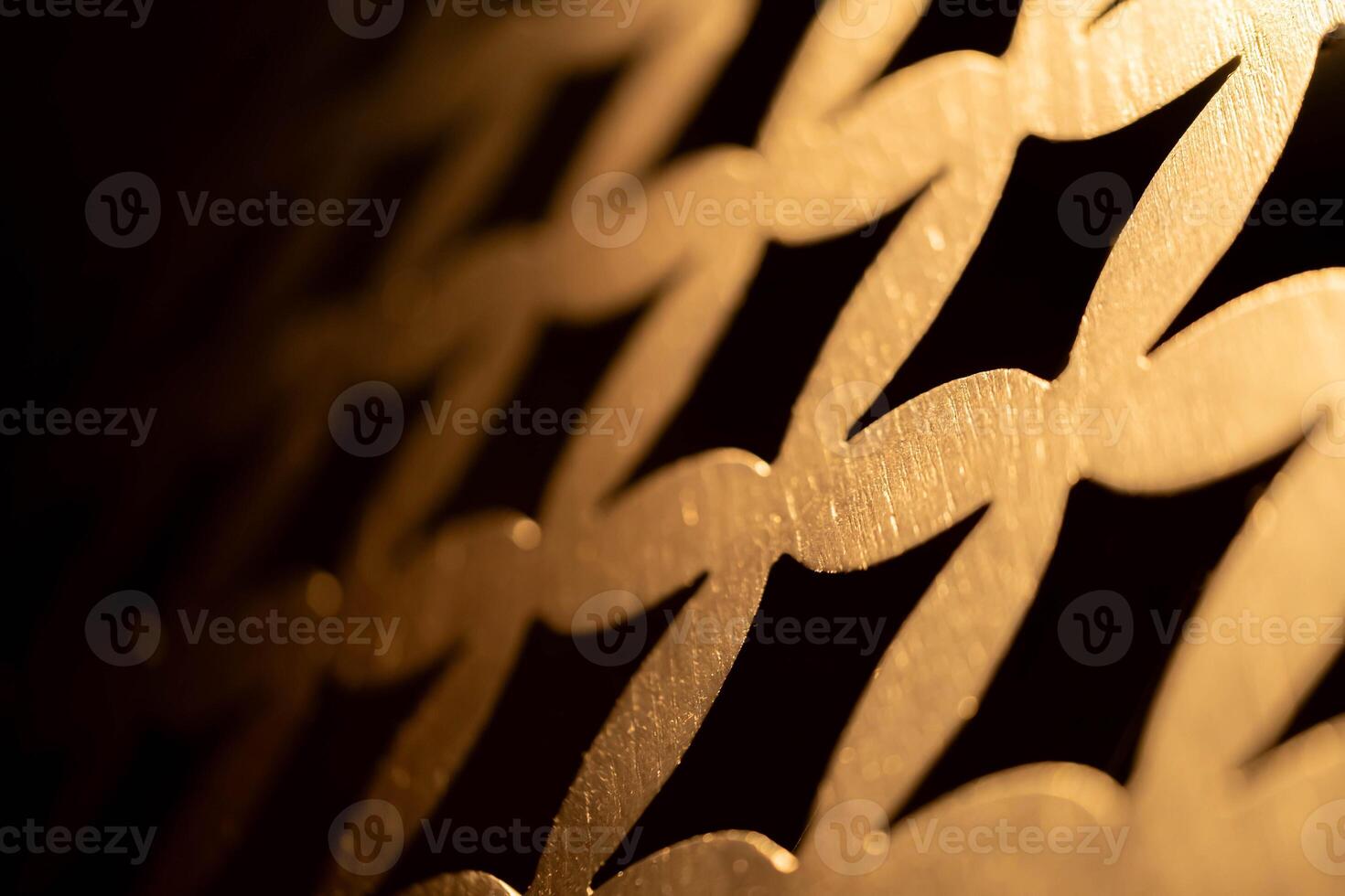 Decorative Metal Lattice Close-Up photo