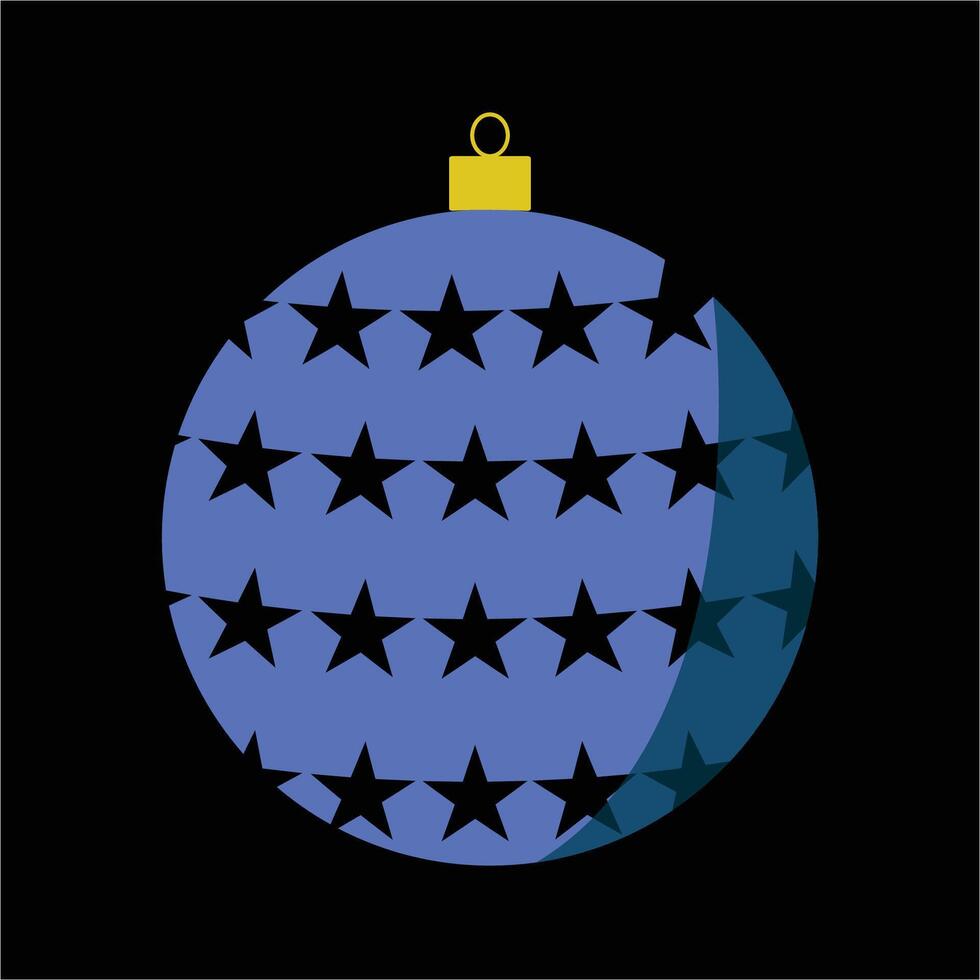 Christmas Black And WhiteTransparent Christmas Ornament vector