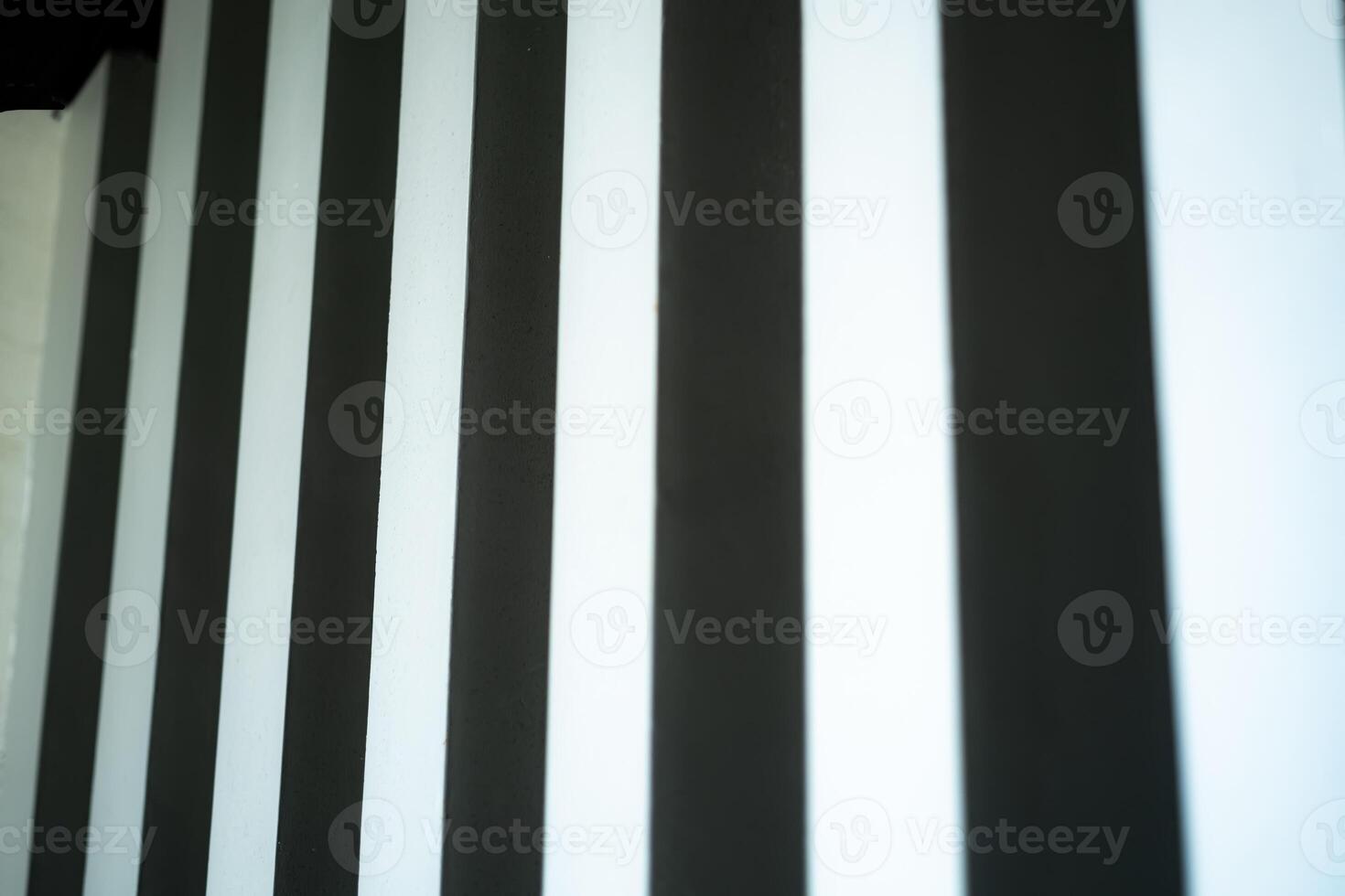 Black and white vertical stripes pattern photo