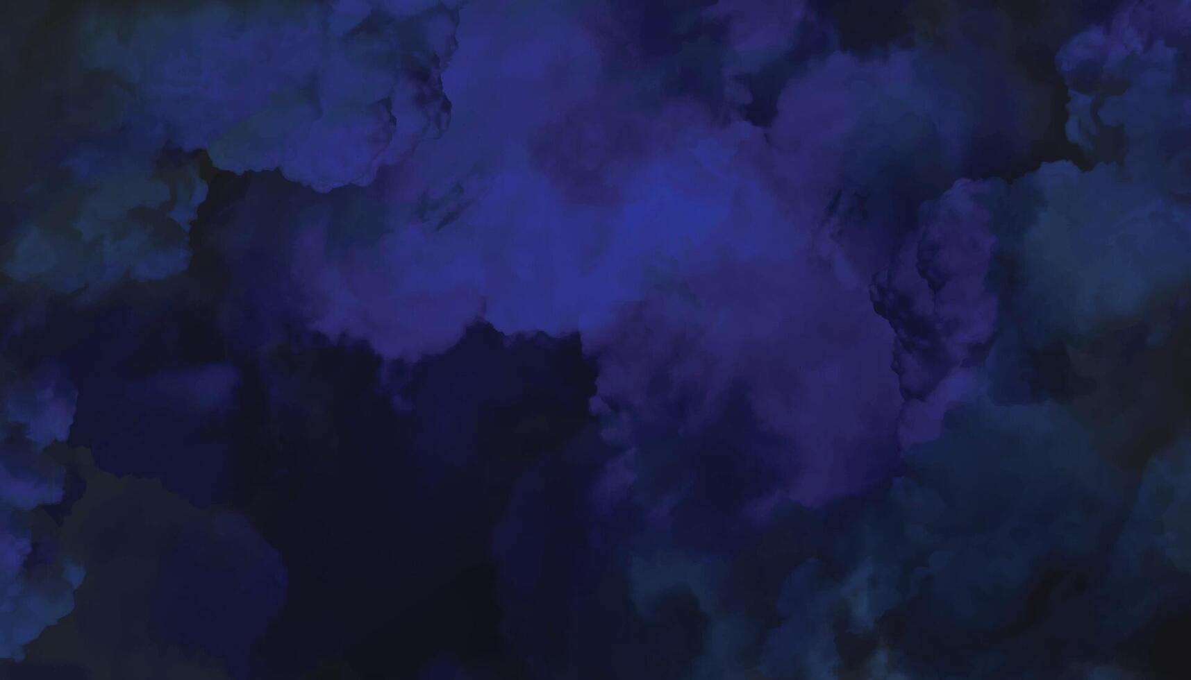 Dark navy blue watercolor background. Deep blue watercolor texture. Abstract grunge texture background. Watercolor wash aqua painted texture close up, grungy design. vector