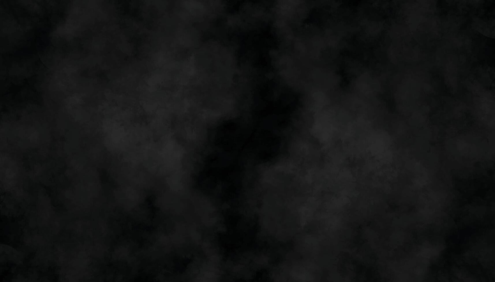 Black background texture in painted watercolor and vintage grunge design. Abstract black background. Grunge texture background. vector